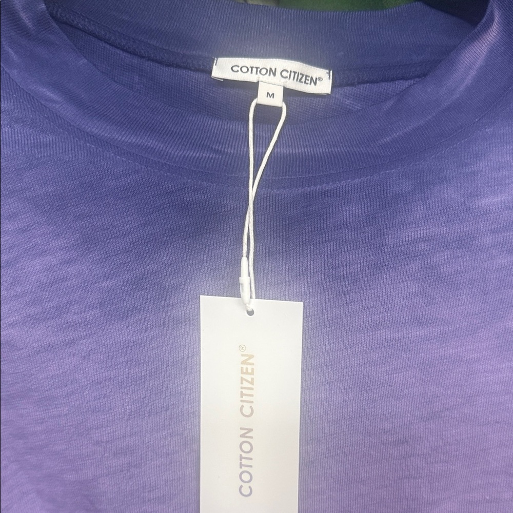 Cotton Citizen Tokyo Violet Gradient Long Sleeve Tee - Picture 6 of 9